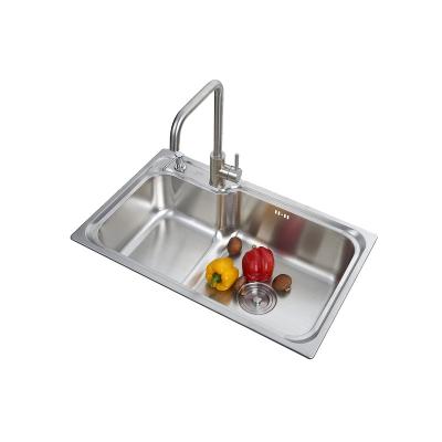 China With low faucet hot sale price China manufacture single bowl stainless steel kitchen sinks used for household kitchen sinks for sale