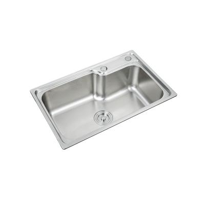 China Lineless Rectangular New Trend Design Good Press Kitchen Faucet Port Sink Used For Kitchen SUS304 Material Kitchen Sinks for sale