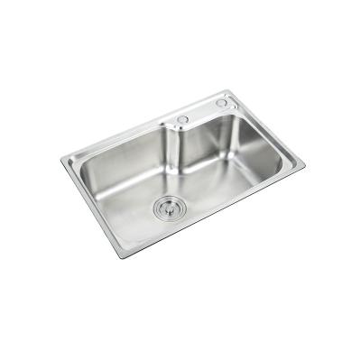 China Without Faucet Straight Port Curved Line Design Waterless Large Capacity Pressing Small Size Kitchen Sinks Traces Kitchen Sinks for sale