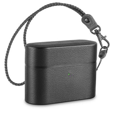 China Wholesale Leather AirPods 3 Protective Carrying Case Eco-friendly Case For AirPods Pro Case for sale