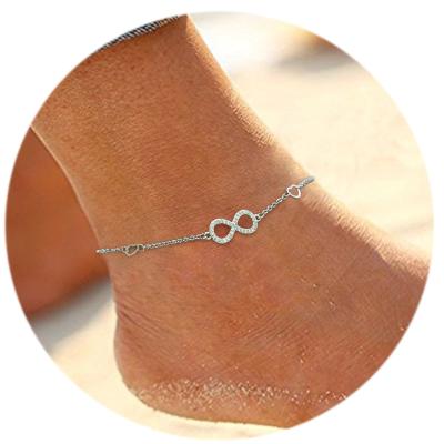 China New FASHIONABLE Trend Products Fashion Design Low Price Jewelry Women Chain Anklets for sale