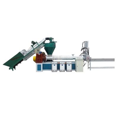 China High output single screw pellet production waste plastic recycle machine pp pe recycling machine price for sale