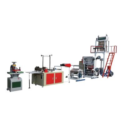 China Supermarket Shopping Bag Making Machinery Plastic Bag Production Line Full Line Of T Shirt Plastic Bags for sale