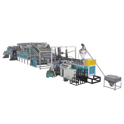 China Carpet PVC Carpet Making Machine / Plastic Carpet Production Line for sale