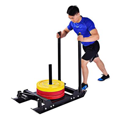 China Durable BunnyHi XQC001 Power Training Gym Machine Weight Plate Loaded Sled Weight Sled for sale