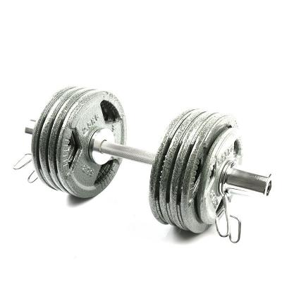 China BunnyHi GL010 Durable Cheap Adjustable Weight Plates Gym Fitness Iron Dumbbell Set for sale