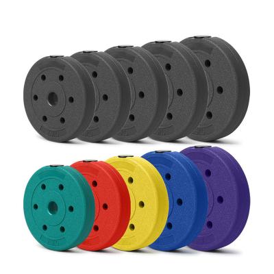 China BunnyHi GL040 Anti-Slip Weight Plates Set Rubber Gym Barbell Weight Plates for sale