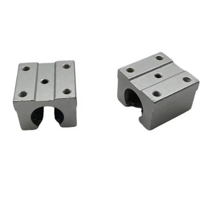 China SBR25UU Sliding Block Linear Shaft Rail Guide for CNC Made of Chrome Steel Gcr15 for sale