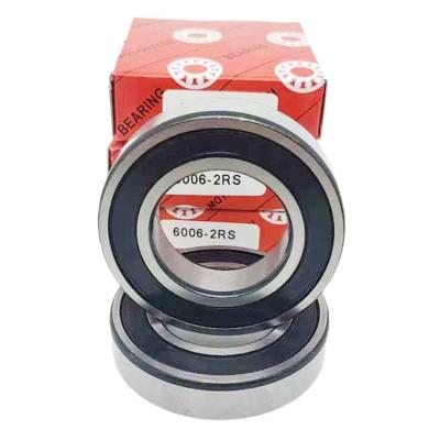 China High Speed Deep Groove Ball Bearings 6006-2RS with Long Life and Z2V2 Vibration for sale