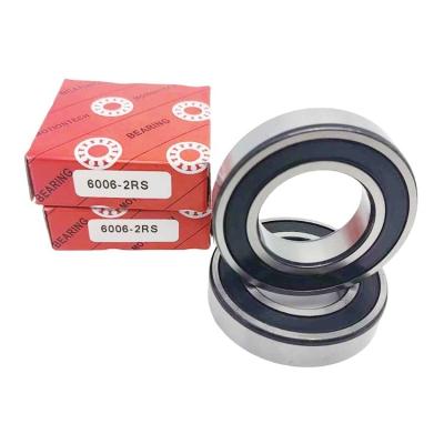 China P6 Precision Rating Long Life Carbon Steel Deep Groove Ball Bearings 6006-2RS Series for sale