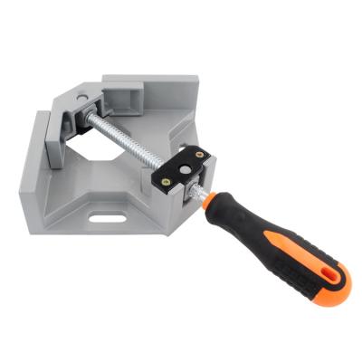 China 90 Degree Aluminum Adjustable Corner Picture Frame Clamp Staple Fixing DIY Tool Carpentry Right Angle Clamp Woodworking Tools for sale