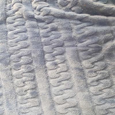 China Sherpa Fabric Soft Jacquard Shu Velveteen Polyester Sherpa Soft Knitted Fabric for sale