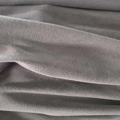 China Polyester Fleece Austrian Fleece Solid Dyed 100% Soft Woven Fabric For Garment for sale