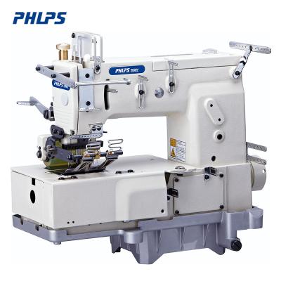 China PHLPS PLEASE-1412pl HIGH-SPEED Horizontal Layer Double Chain Stitch Machine with Horizontal Multi Sewing Machine for sale