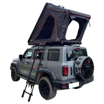 China Straight Bracing Type Pretty Design Assembly Car Roof Top 2-3 Person Easy Shell Rooftop Tents One Bedroom Tents for sale