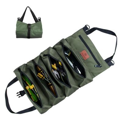 China Heavy Duty Zipper Wide Opening Tooling Bag Carrier Organizer Portable Roll Up Custom Case for sale