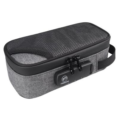 China Waterproof Smell Proof Stash Bag Odorless Travel Storage Case Carbon Lined Smell Proof Bag for sale