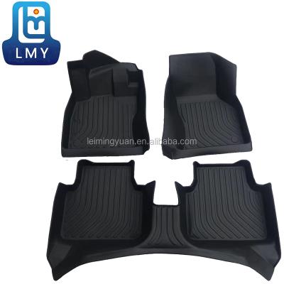 China Full Set Right Hand Drive Left Hand Drive 3d Strip Custom Car Floor Mats 6d 5d for sale