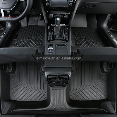 China High Quality Full Set Left Hand Drive 3d TPO Car Floor Mat 6d 5d for sale