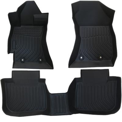 China Wholesale Full Set Left Hand Drive 3d Car Floor Rubber Mat for sale