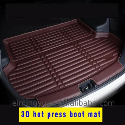 China Full set pvc+xpe 5d multifunctional car trunk mat pvc+eva low price 3d for China crown bulk purchase for sale