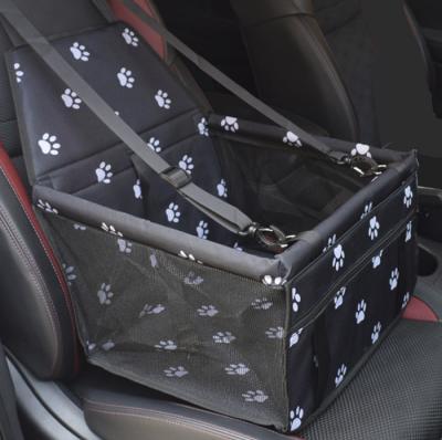 China Safety Breathable Dog Booster Car Seat Cover Pet Carrier Dog Car Seat Travel Waterproof Bag With Seat Belt for sale