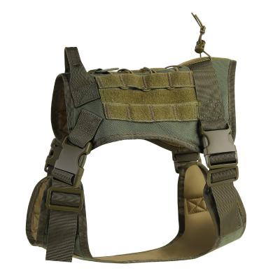 China 100% Quality Guarantee Padded Tactical No Pull Military Dog Training Harness Utility Dog Vest For Hunting Dog Harness for sale