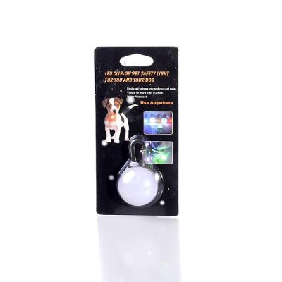 China Hot Selling Multi Colors Dog Lights Customized Luminous Safety For Cat Pet Glowing Dog Collar LED Pendant for sale