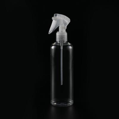 China Widely Used Wholesale Custom 300ml Boston Full Round PET Shampoo Bottle Plastic Bottle With Lotion Pump for sale