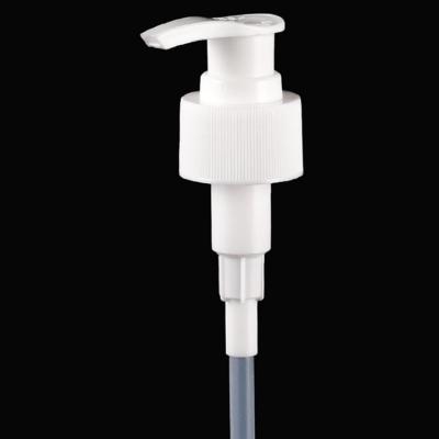 China Popular Professional High Quality White Clear Plastic Lotion Pump Dispenser 24Mm Made In China for sale