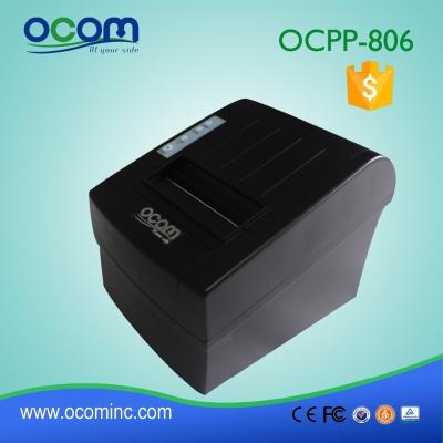 China OCPP-806-URL Windows Linux Android Black And White Supported 300mm Per Sec High Speed ​​80mm Thermal Receipt Printer for sale