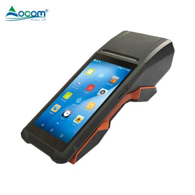 China SDK 5.5 InchesTouch Screen Smart Android 8.1 POS Handheld Terminal With 58mm Receipt Printer for sale