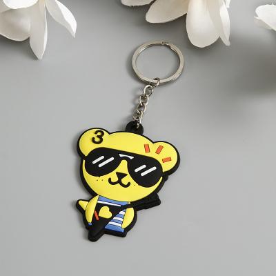 China 2D Anime Custom Logo Soft Rubber Key Chain Key Chain Manufacturer 3D Souvenirs Promotion Gift Key Chain PVC Silicone Customized Resin Cartoon Figure for sale