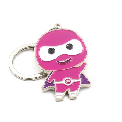 China OEM Soft Hard Enamel Metal Keychains Logo Cute Design Metal Key Promotional Cheap Custom Logo Chain Wholesale Metal Keychains Key Rings for sale