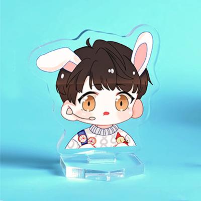 China Eco-friendly Printed Acrylic Standee Shape Cartoon Figure Acrylic Standee Custom Clear Transparent Custom Anime Figure for sale