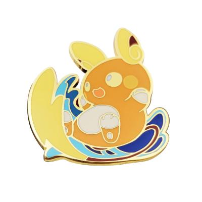 China Custom Anime 3D Cartoon Logo Wholesale Custom Europe Design Metal Enamel Pin Badge for sale