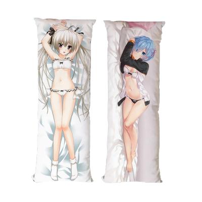 China Custom Soft Anime Figure Pillow Case Viable Cool Lounge dakimakura Pillows Body for sale