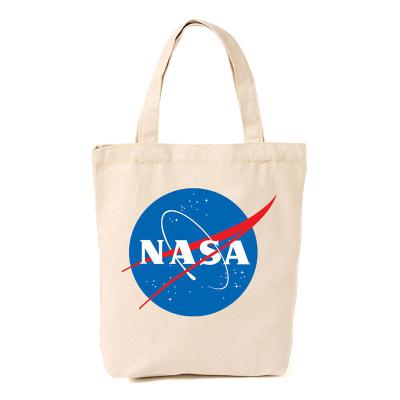 China Wholesale Cheap Custom Logo Leisure Lightweight Durable 12 Ounce Cotton Canvas Shopping Bag for sale