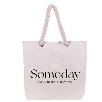 China Factory direct durable foldable chic cotton printing shopping bags factory direct custom made canvas for sale