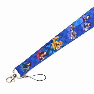 China Wholesale Eco-Friendly Other Key Chain Anime Lanyard With Logo Custom Sublimation Polyester Lanyard OEM Phone for sale