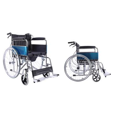 China Health Care Physiotherapy Cheap Price Hot Selling Commode Multifunctional Folding Manual Wheelchair for sale