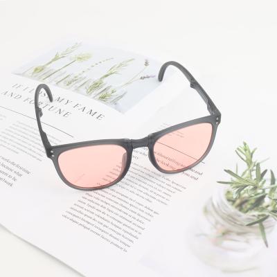 China Fashion Sunglasses Beneunder Foldable Shades New Shape Personality Rivet Unisex Sunglasses for sale