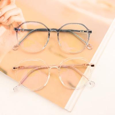 China Optical frames 2021 oversized round PC optical glass glasses, reading glass, fashionable and simple for sale