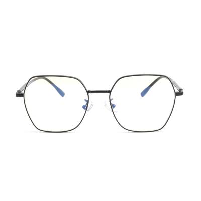 China Optical frames 2021 creative metal optical glasses combine memory optical glass fashion glasses with large frames for sale