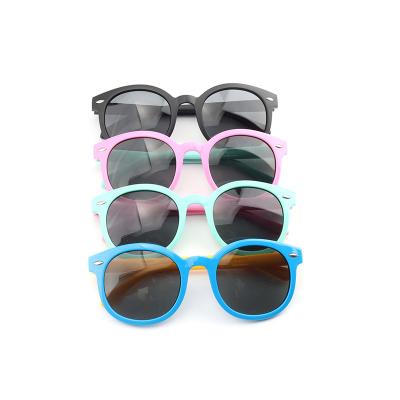 China Fashion sunglasses silicone sunglasses for children, kids sunshade glass ST832, colorful and soft, safe and beautiful protective for sale