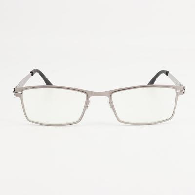 China Classic Blue Light Glasses Eye Reading Glasses Reading Glass Metal Glass Elder Silver Foresight ST8823 for sale