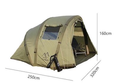 China 2 People Fishing Shelter Waterproof 210D Oxford Inflatable Camping Tents 320*250*160CM for sale