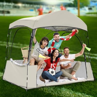 China 2.41*2.10*1.50M 6-Person Strong Fiberglass Frame Pop Up Sports Tents With UV Protection And Waterproof Design for sale