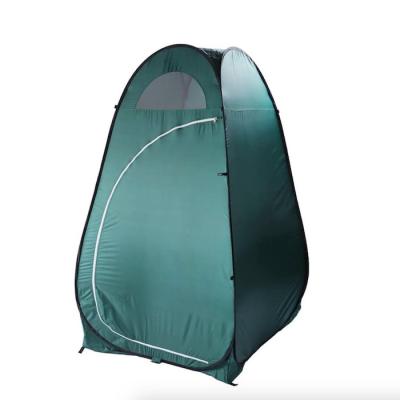 China 74.5*47*47Inch Green Polyester Instant Pop Up Privacy Tent With Full Coverage For Camping Beach And Outdoor Events for sale