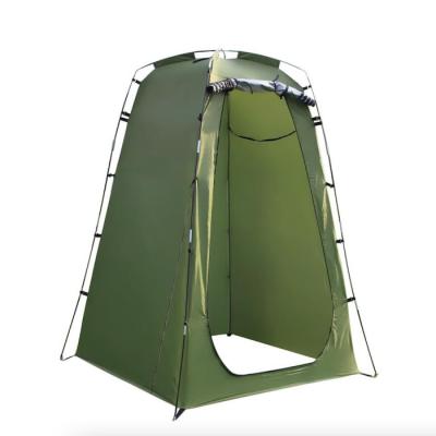 China 120*120*180CM Green Color Silver Coated Polyester Pop Up Privacy Tent Waterproof For Camping Beach Outdoor Events for sale